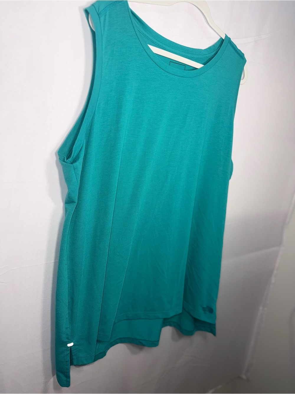 The North Face Women’s Logo Sleeveless Tank Top - Teal Size XXL - Picture 3 of 12